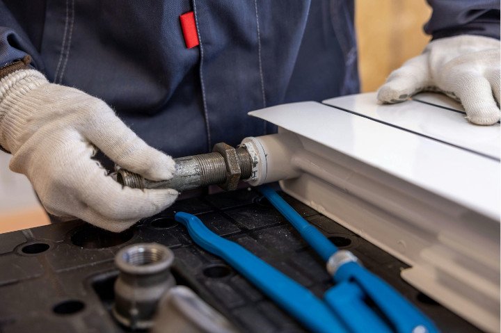 Dépannage d’un radiateur de chauffage central